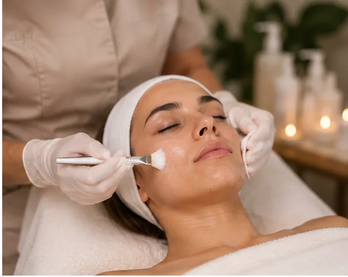 Limpieza facial antes de tratamientos específicos