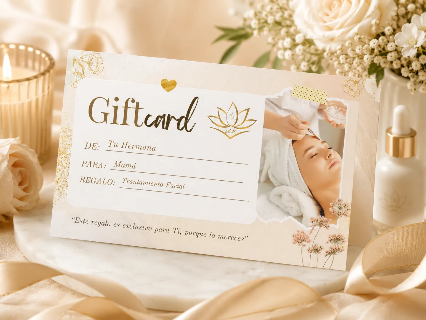 Bonos regalo Centro de estética AM